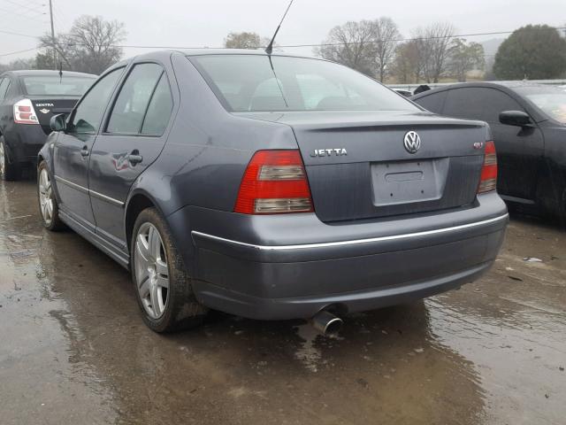 3VWSE69M15M042004 - 2005 VOLKSWAGEN JETTA GLI GRAY photo 3