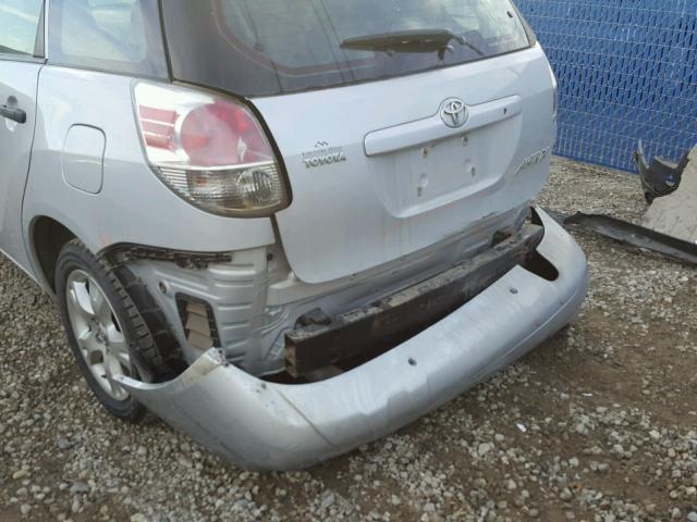 2T1KR32E55C874690 - 2005 TOYOTA COROLLA MA SILVER photo 9