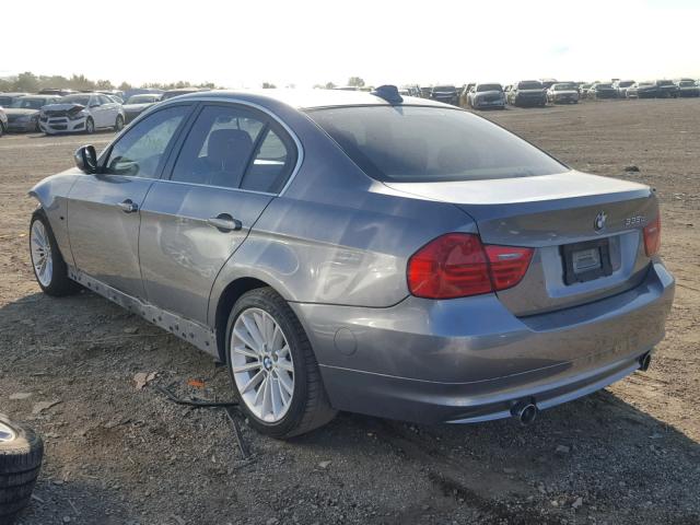 WBAPN7C59BA779960 - 2011 BMW 335 D GRAY photo 3