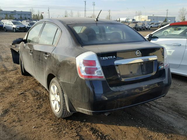 3N1AB6AP1AL640223 - 2010 NISSAN SENTRA 2.0 BLACK photo 3