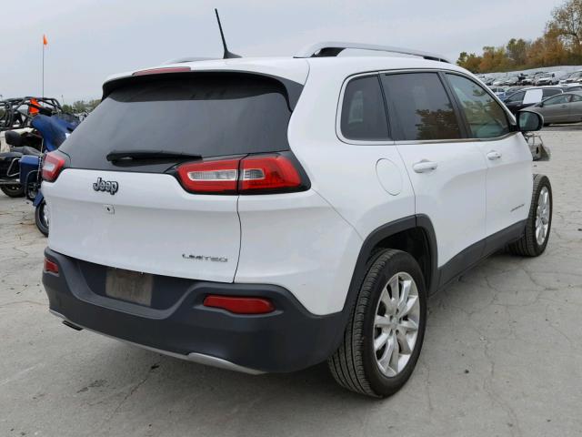 1C4PJLDB0GW247857 - 2016 JEEP CHEROKEE L WHITE photo 4