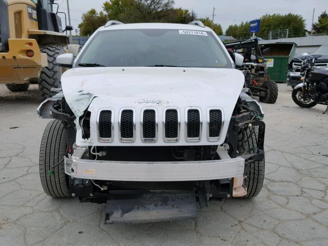 1C4PJLDB0GW247857 - 2016 JEEP CHEROKEE L WHITE photo 9