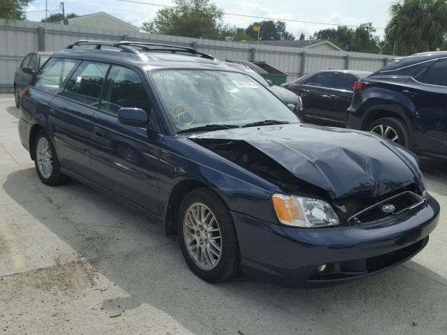 4S3BH635637304926 - 2003 SUBARU LEGACY L BLUE photo 1