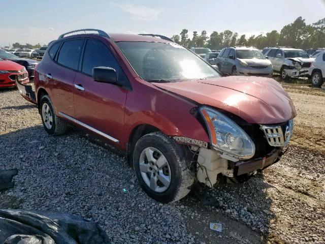 JN8AS5MTXFW661383 - 2015 NISSAN ROGUE SELE RED photo 1