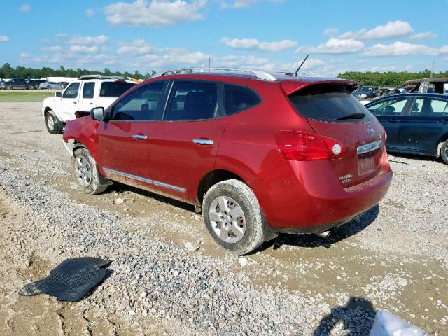 JN8AS5MTXFW661383 - 2015 NISSAN ROGUE SELE RED photo 3