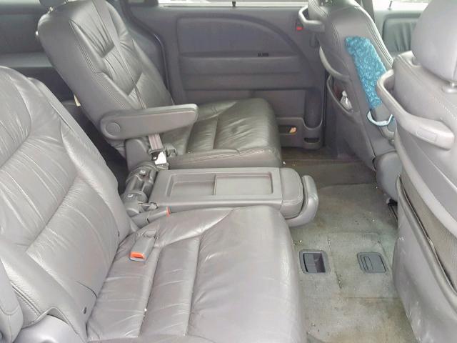 5FNRL38607B072272 - 2007 HONDA ODYSSEY EX BLUE photo 6