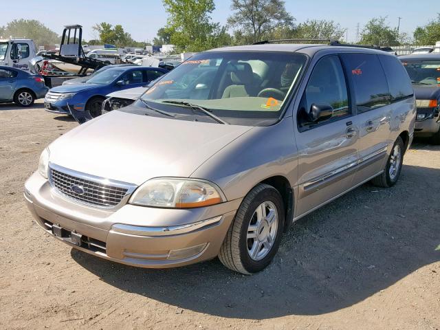 2FMZA52493BA21445 - 2003 FORD WINDSTAR S BEIGE photo 2