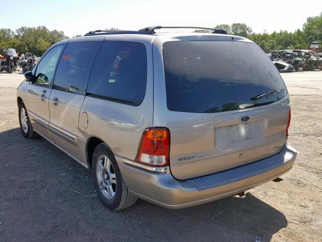 2FMZA52493BA21445 - 2003 FORD WINDSTAR S BEIGE photo 3