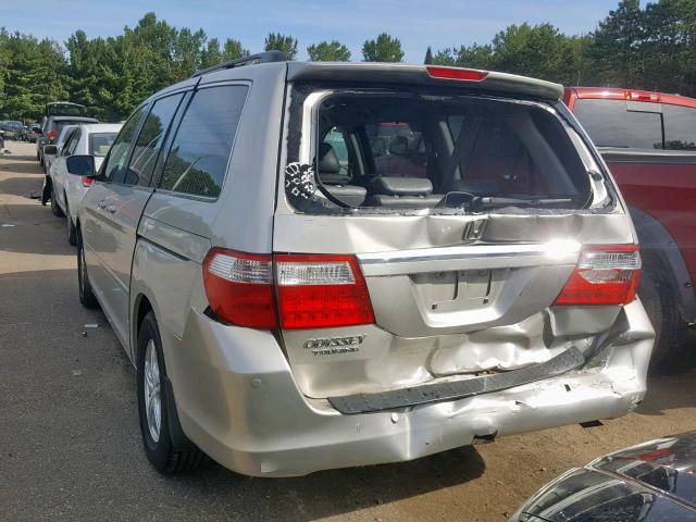 5FNRL38836B037063 - 2006 HONDA ODYSSEY TO TAN photo 3