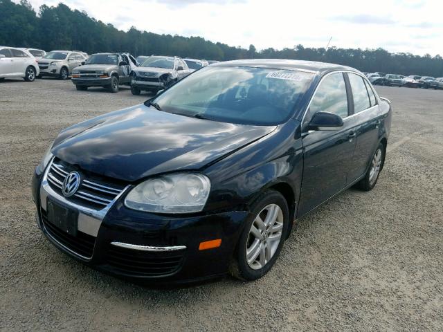 3VWEF71K27M133814 - 2007 VOLKSWAGEN JETTA WOLF BLACK photo 2