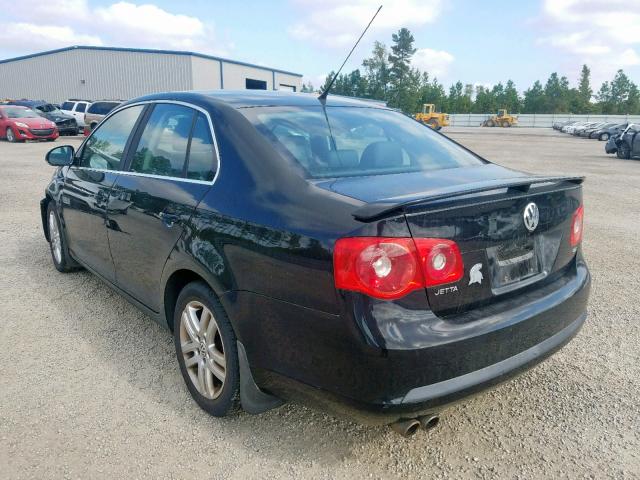 3VWEF71K27M133814 - 2007 VOLKSWAGEN JETTA WOLF BLACK photo 3