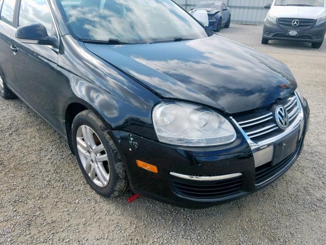 3VWEF71K27M133814 - 2007 VOLKSWAGEN JETTA WOLF BLACK photo 9