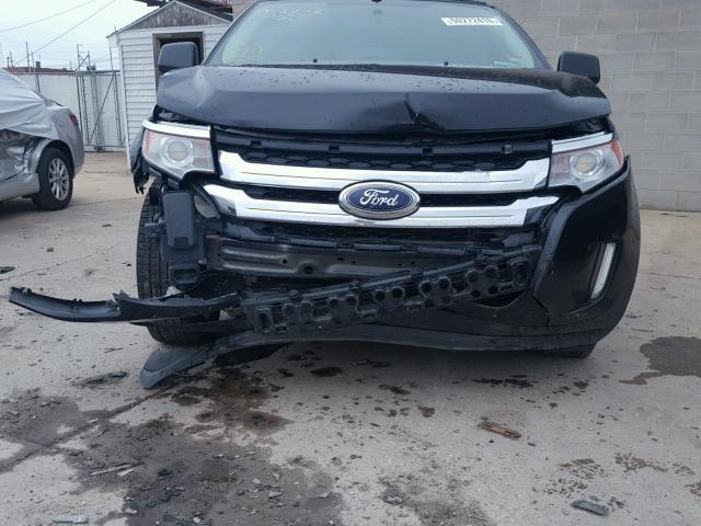 2FMDK3KC1BBA60371 - 2011 FORD EDGE LIMIT BLACK photo 9