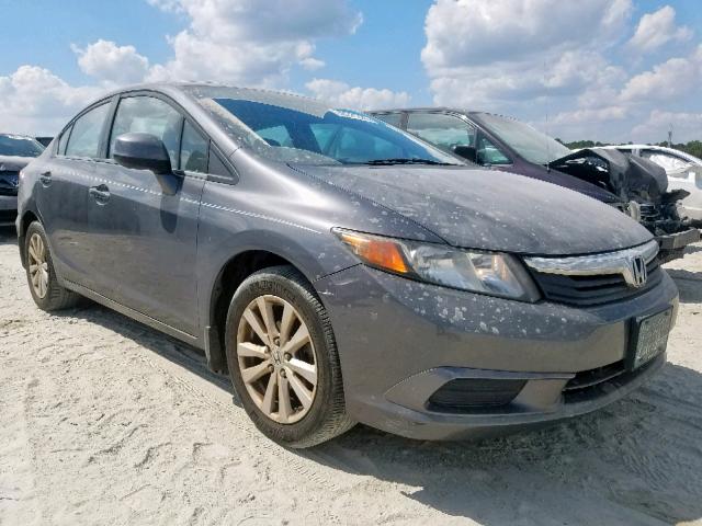 19XFB2F91CE045479 - 2012 HONDA CIVIC EXL 灰色 照片 1