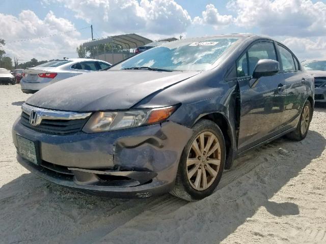 19XFB2F91CE045479 - 2012 HONDA CIVIC EXL 灰色 照片 2