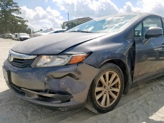 19XFB2F91CE045479 - 2012 HONDA CIVIC EXL 灰色 照片 9