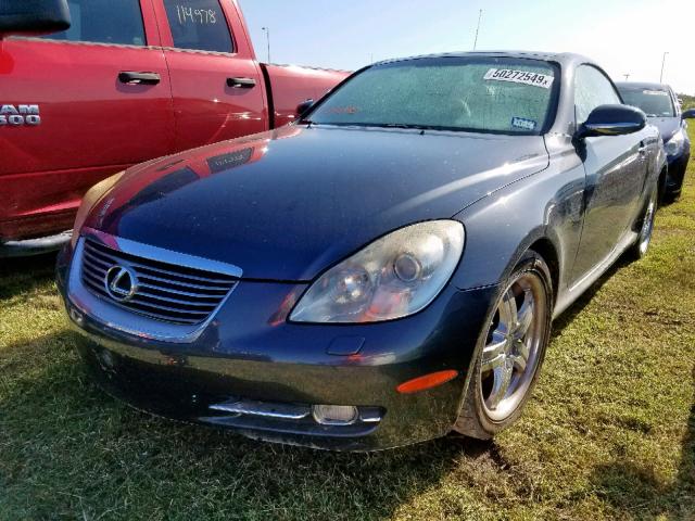 JTHFN45Y579013669 - 2007 LEXUS SC 430 GRAY photo 2