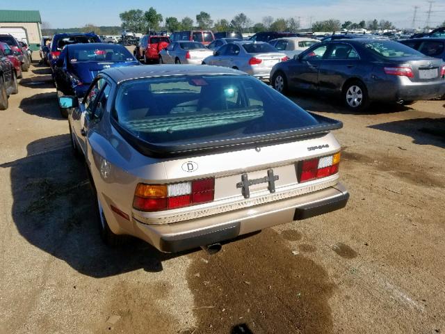 WP0AA0944GN458337 - 1986 PORSCHE 944 TAN photo 3