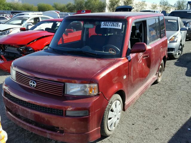 JTLKT324X64117382 - 2006 TOYOTA SCION XB Марун фото 2