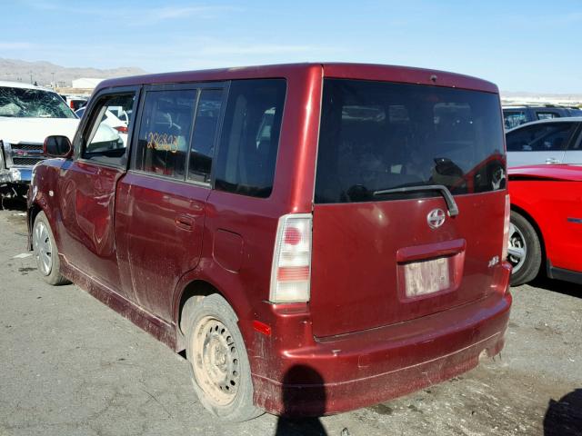 JTLKT324X64117382 - 2006 TOYOTA SCION XB Марун фото 3