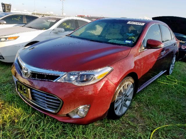 4T1BK1EB3FU176993 - 2015 TOYOTA AVALON XLE BURGUNDY photo 2