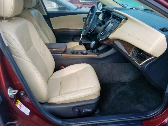 4T1BK1EB3FU176993 - 2015 TOYOTA AVALON XLE BURGUNDY photo 5