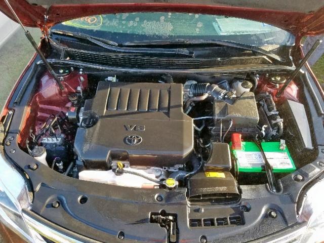 4T1BK1EB3FU176993 - 2015 TOYOTA AVALON XLE BURGUNDY photo 7