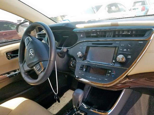 4T1BK1EB3FU176993 - 2015 TOYOTA AVALON XLE BURGUNDY photo 9