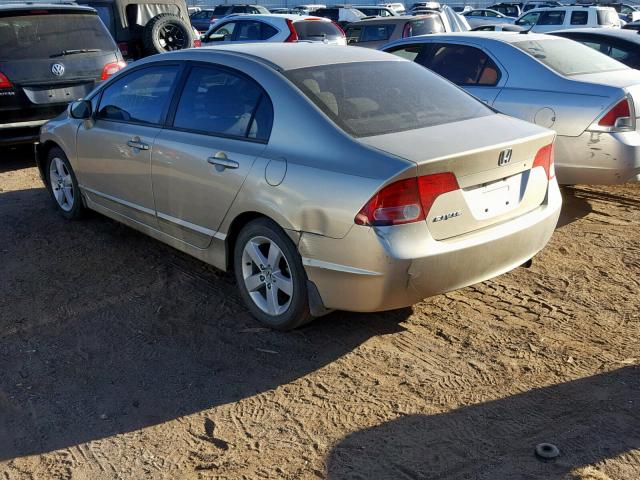 1HGFA16827L010243 - 2007 HONDA CIVIC EX GOLD photo 3