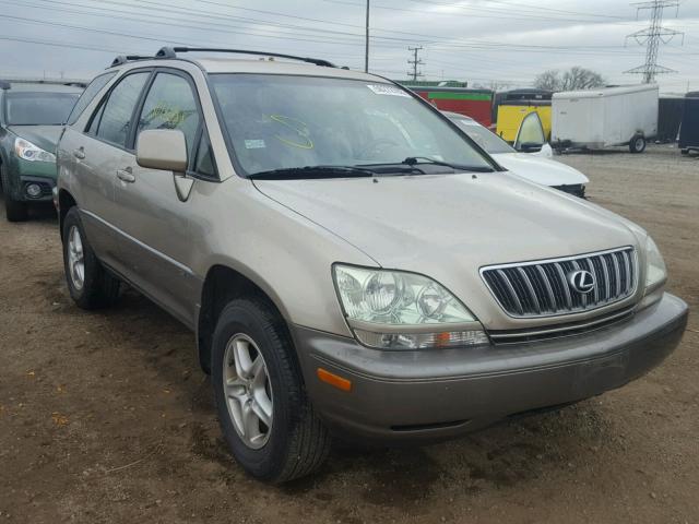 JTJHF10U230313210 - 2003 LEXUS RX 300 BEIGE photo 1