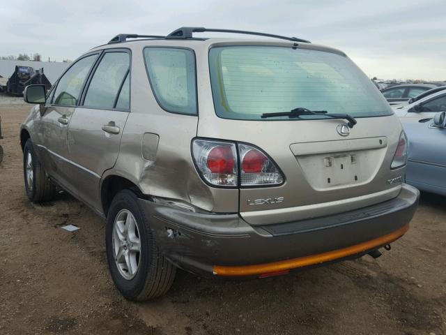 JTJHF10U230313210 - 2003 LEXUS RX 300 BEIGE photo 3