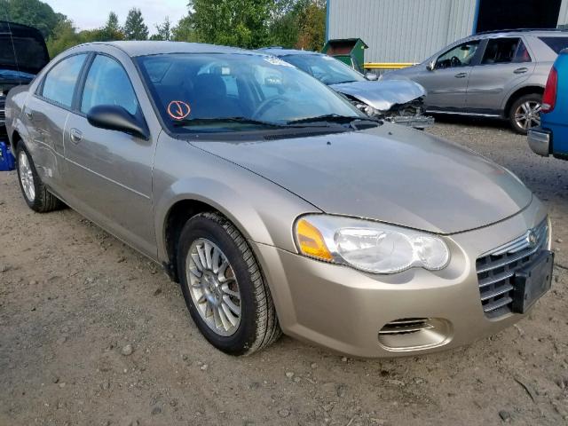 1C3EL46X74N152623 - 2004 CHRYSLER SEBRING LX GOLD photo 1