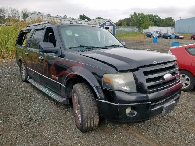 1FMFK20567LA25548 - 2007 FORD EXPEDITION BLACK photo 1