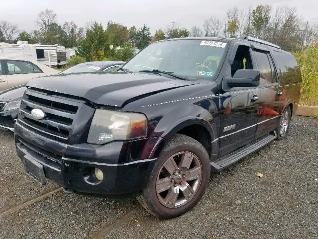 1FMFK20567LA25548 - 2007 FORD EXPEDITION BLACK photo 2