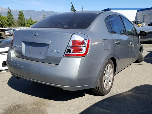 3N1AB61E77L618962 - 2007 NISSAN SENTRA 2.0 GRAY photo 4