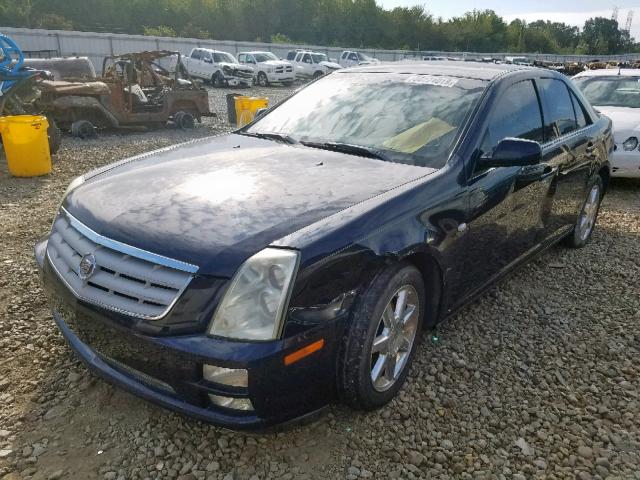 1G6DC67A750227660 - 2005 CADILLAC STS BLUE photo 2