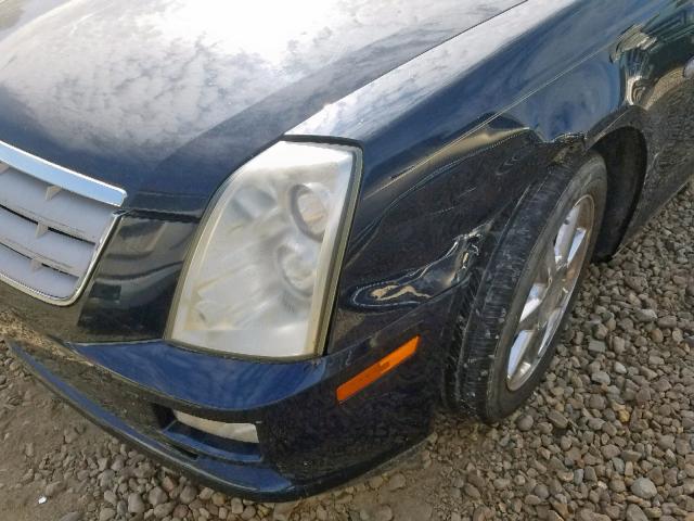 1G6DC67A750227660 - 2005 CADILLAC STS BLUE photo 9