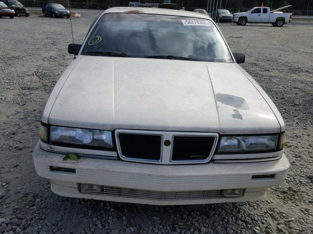 1G2NW14D2JC672539 - 1988 PONTIAC GRAND AM S WHITE photo 9