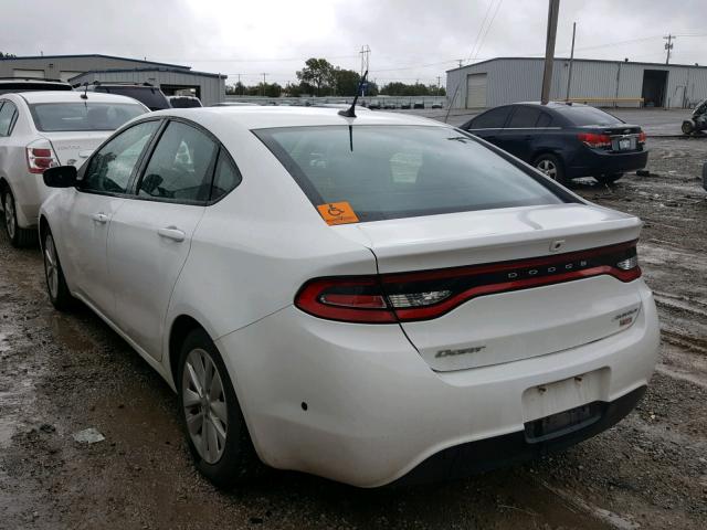 1C3CDFDH1FD181619 - 2015 DODGE DART SE AE WHITE photo 3