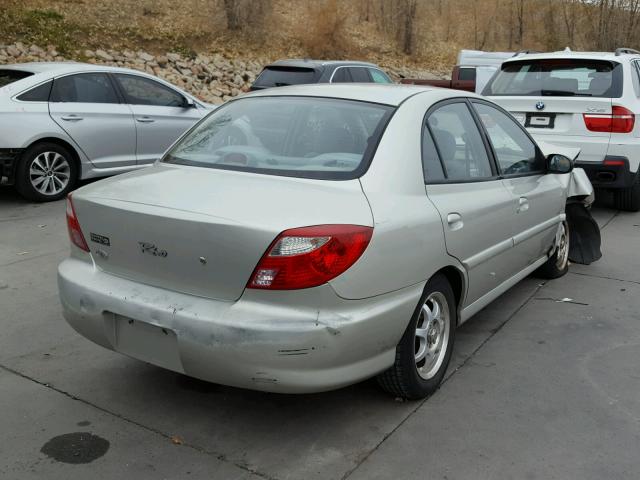 KNADC123426182191 - 2002 KIA RIO SILVER photo 4