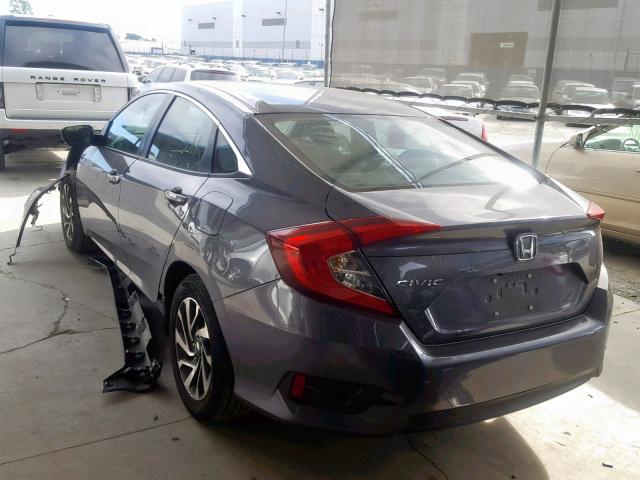 19XFC2F76GE247137 - 2016 HONDA CIVIC EX GRAY photo 3