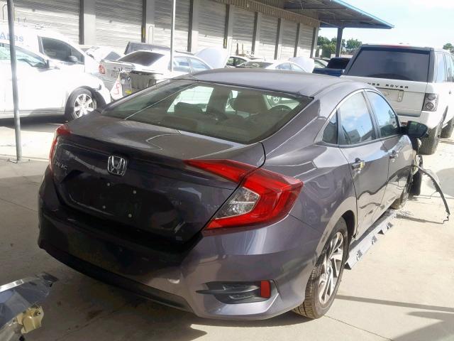 19XFC2F76GE247137 - 2016 HONDA CIVIC EX GRAY photo 4