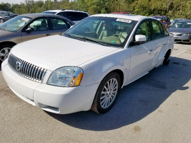 1MEHM43137G603057 - 2007 MERCURY MONTEGO PR WHITE photo 2