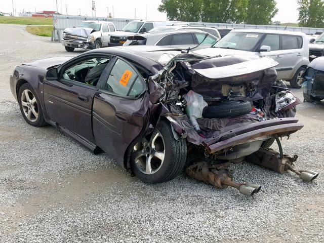 2G2WC55CX61120343 - 2006 PONTIAC GRAND PRIX MAROON photo 3
