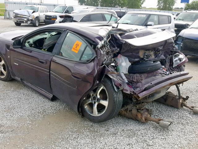 2G2WC55CX61120343 - 2006 PONTIAC GRAND PRIX MAROON photo 9