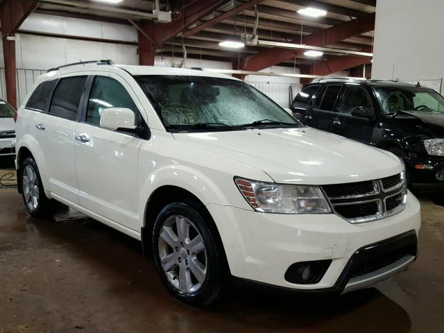 3D4PH6FGXBT550636 - 2011 DODGE JOURNEY R/ WHITE photo 1