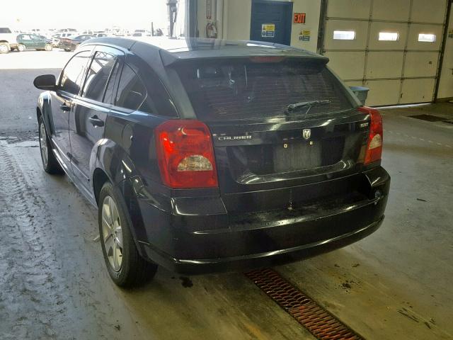 1B3HB48B67D541018 - 2007 DODGE CALIBER SX BLACK photo 3