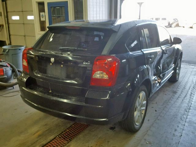 1B3HB48B67D541018 - 2007 DODGE CALIBER SX BLACK photo 4