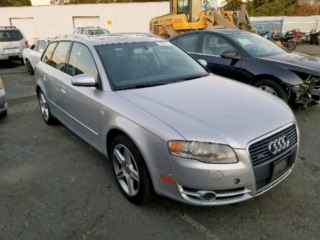 WAUKF78E27A131772 - 2007 AUDI A4 2.0T AV SILVER photo 1