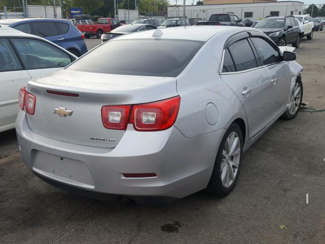 1G11H5SL9EF182067 - 2014 CHEVROLET MALIBU LTZ SILVER photo 4